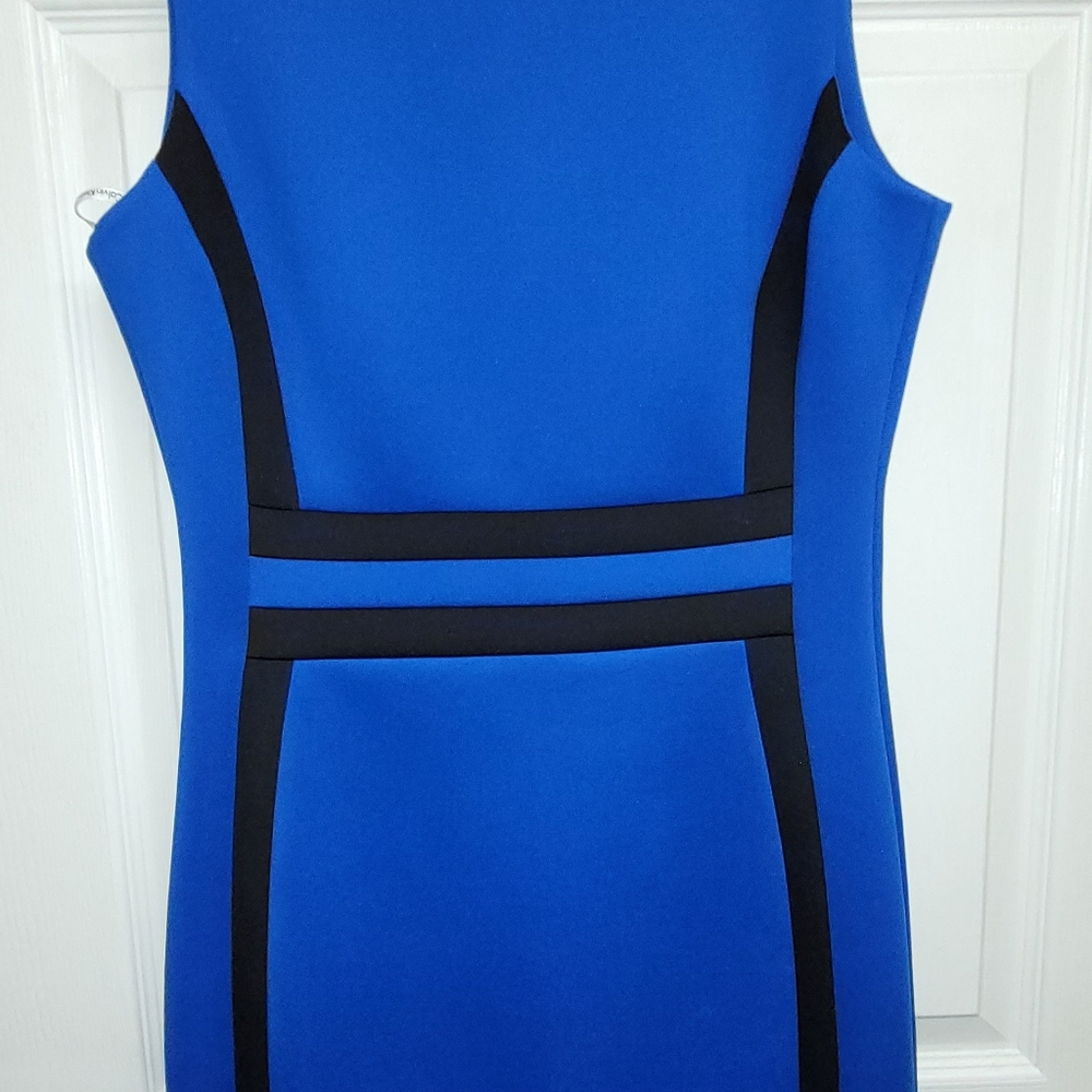 Royal blue Calvin Klein dress